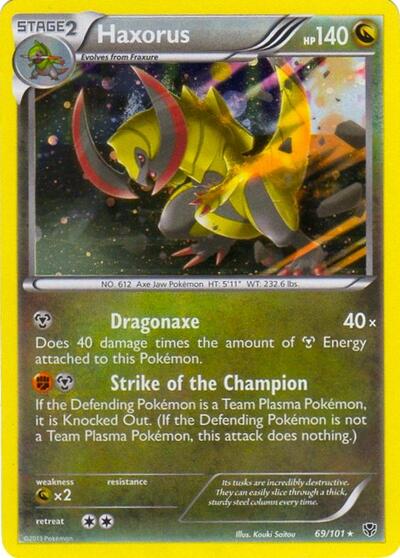 Haxorus - 69/101 (Cosmos Holo)
