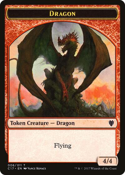 Dragon (006) // Gold Double-Sided Token
