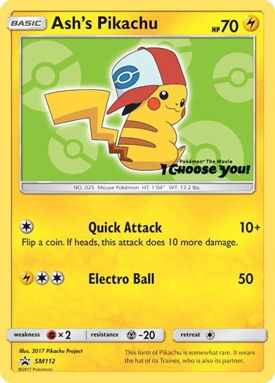 Ash's Pikachu - SM112