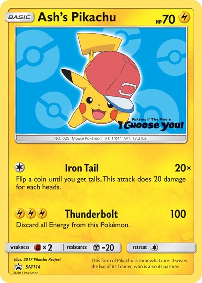Ash's Pikachu - SM114