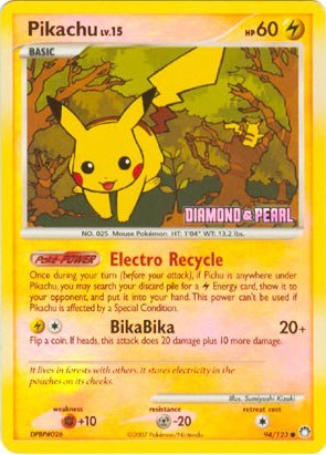 Pikachu - 94/123 (Diamond & Pearl)