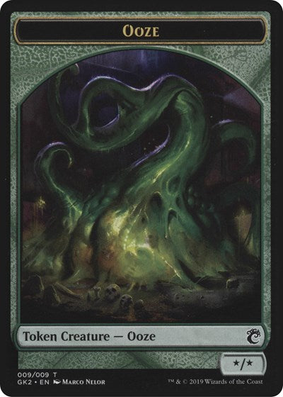 Ooze // Frog Lizard Double-Sided Token