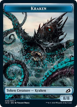 Kraken // Elemental (010) Double-Sided Token