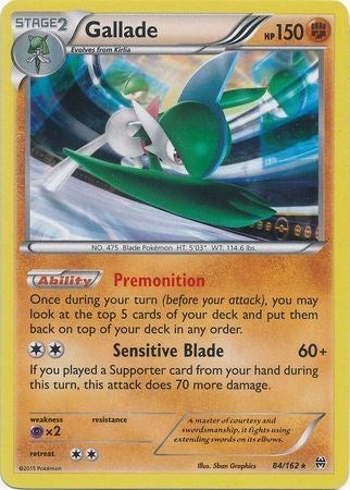 Gallade - 84/162 (Cosmos Holo)