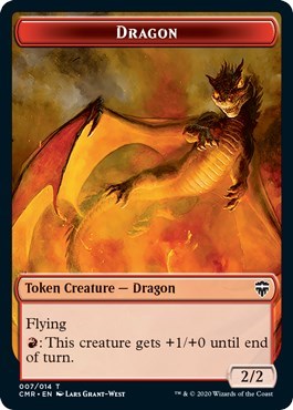 Dragon // Horror Double-Sided Token