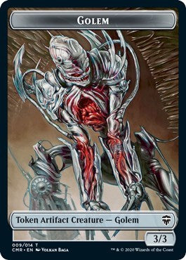 Golem // Zombie Double-Sided Token