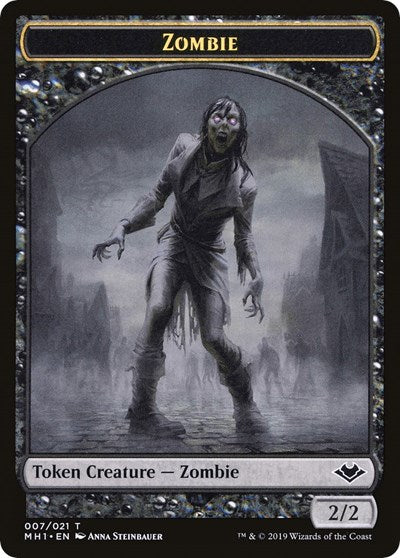 Zombie // Golem Double-Sided Token