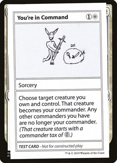 You're In Command (No PW Symbol)