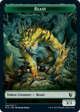 Beast // Spider Double-Sided Token