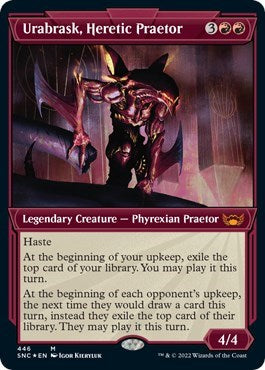 Urabrask, Heretic Praetor (Showcase) (Foil Etched)