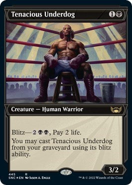 Tenacious Underdog (Showcase) (Foil Etched)