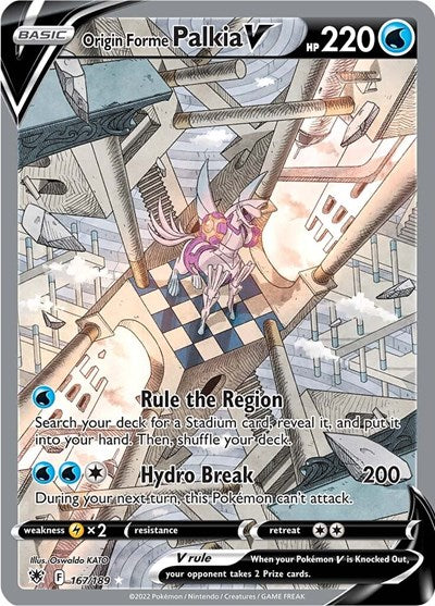 Origin Forme Palkia V (Alternate Full Art)