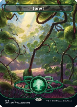 Forest (490) (Borderless) (Galaxy Foil)