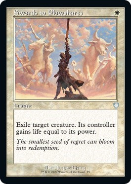 Swords to Plowshares (Retro Frame)