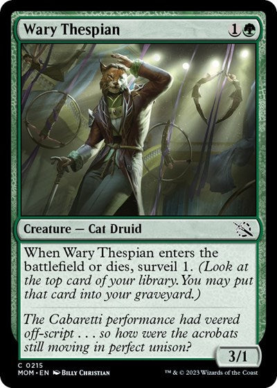 Wary Thespian
