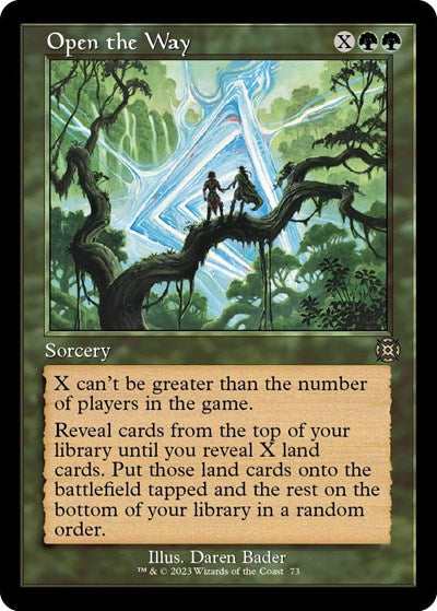 Open the Way (Retro Frame)