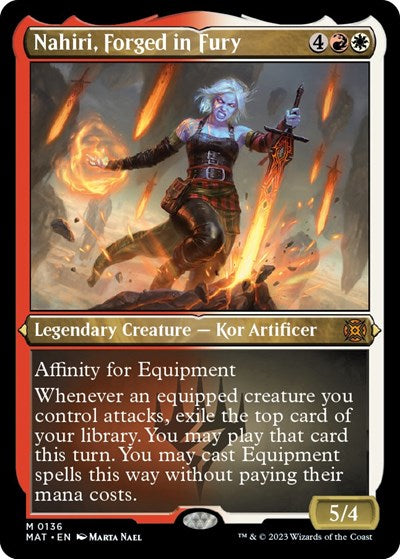 Nahiri, Forged in Fury (Foil Etched)