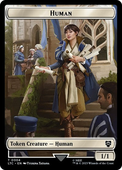Human // Human Soldier (0002) Double-Sided Token