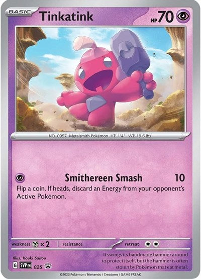 Tinkatink - 025 (Cosmo Holofoil)