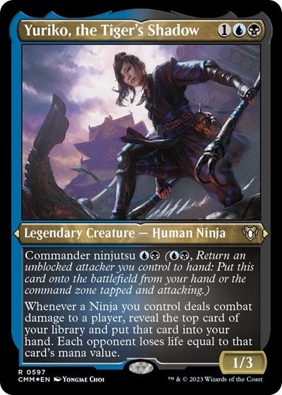 Yuriko, the Tiger's Shadow (Foil Etched)