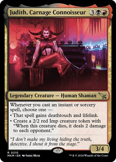 Judith, Carnage Connoisseur