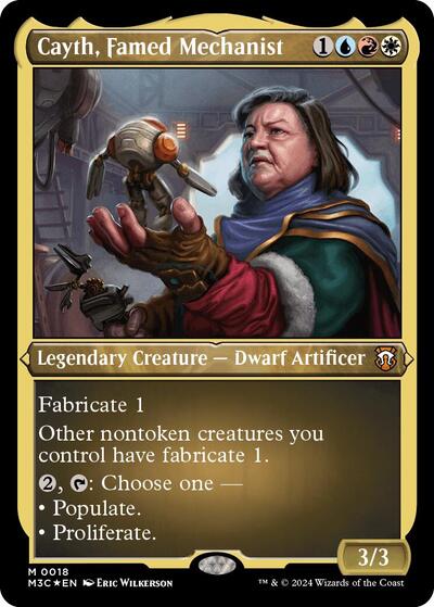 Cayth, Famed Mechanist (Foil Etched)
