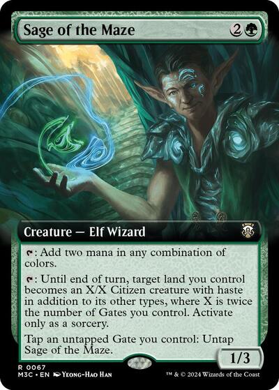 Sage of the Maze (Extended Art) (Ripple Foil)