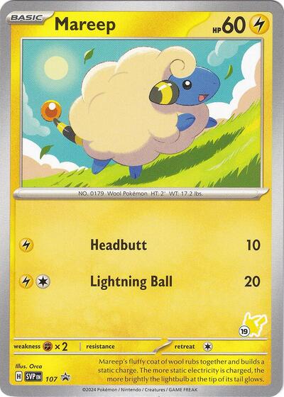 Mareep - Pikachu 19