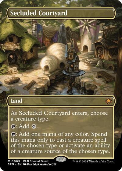 Secluded Courtyard (Borderless)