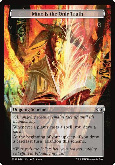 Mine Is The Only Truth (Full Art)