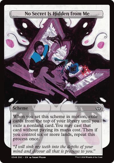 No Secret Is Hidden from Me (Full Art)