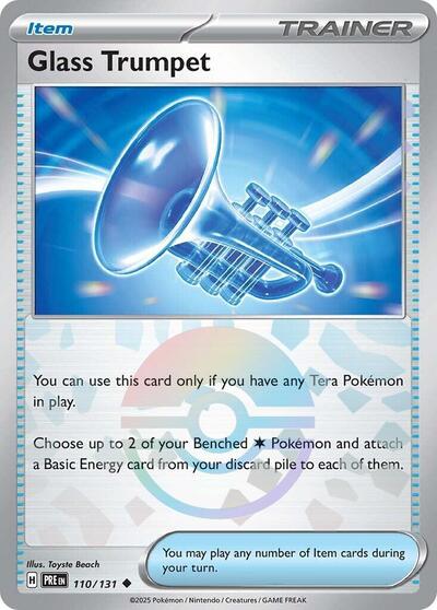 Glass Trumpet (Poke Ball Pattern)