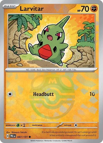 Larvitar (Master Ball Pattern)