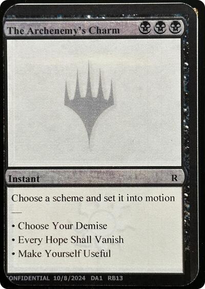 The Archenemy's Charm