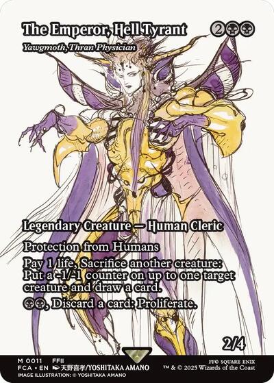 The Emperor, Hell Tyrant - Yawgmoth, Thran Physician (Showcase)