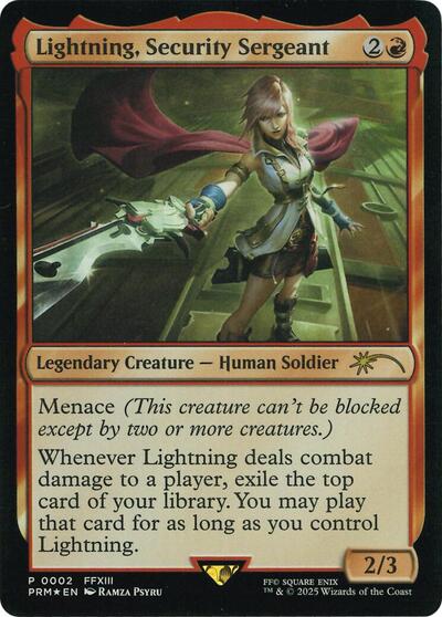 Lightning, Security Sergeant (Costco Bundle)