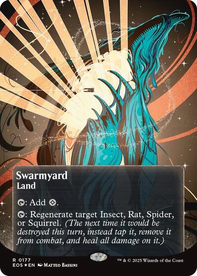 Swarmyard (0177) (Borderless) (Galaxy Foil)