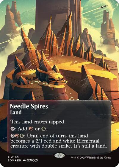 Needle Spires (0165) (Borderless) (Galaxy Foil)
