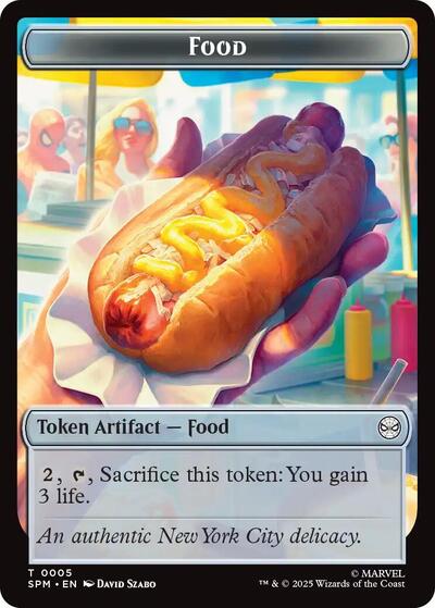 Food // Robot Double-Sided Token