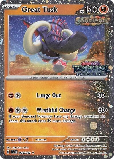 Great Tusk - 096/162 (Temporal Forces Stamped)