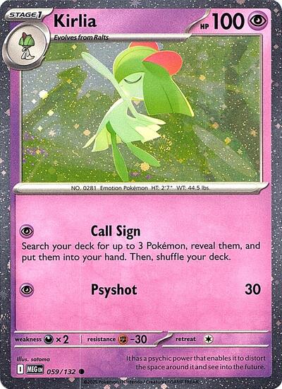 Kirlia (Cosmos Holo)