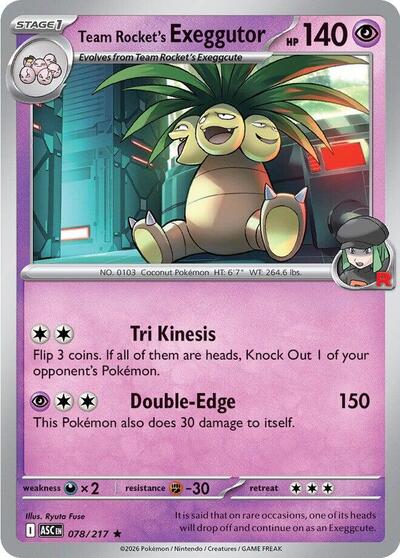 Team Rocket's exeggutor