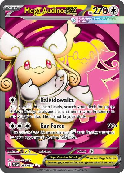 Mega Audino ex - 253/217