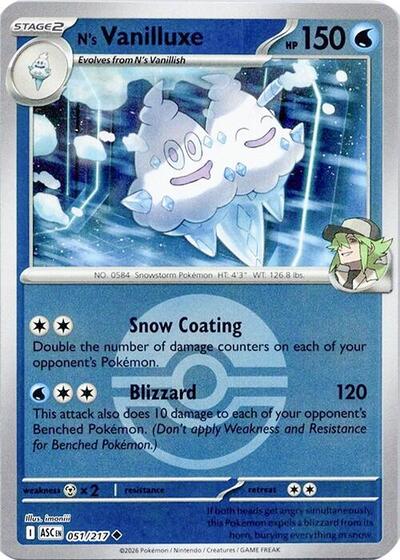 N's Vanilluxe (Poke Ball)