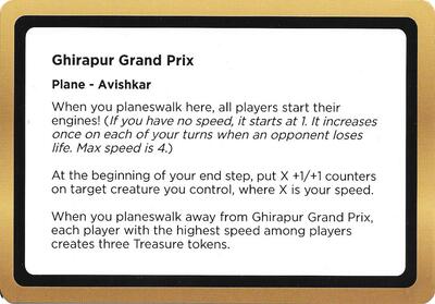Ghirapur Grand Prix (Black Lotus Unknown Planechase)