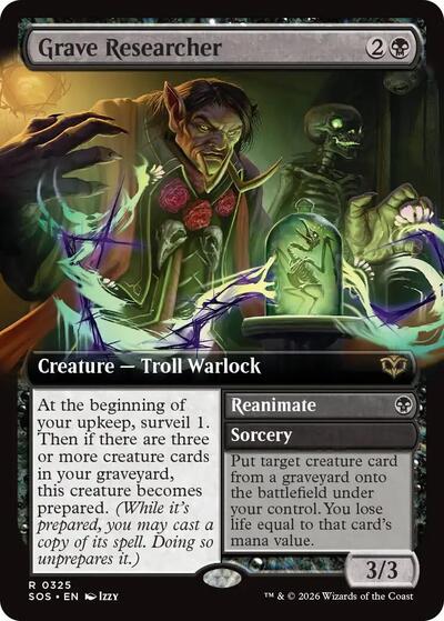 Grave Researcher (Extended Art)