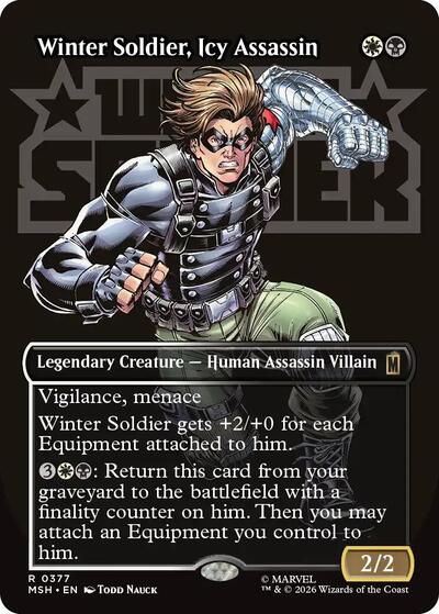 Winter Soldier, Icy Assassin (Borderless)