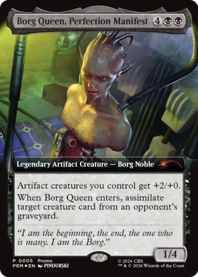 Borg Queen, Perfection Manifest (Extended Art)