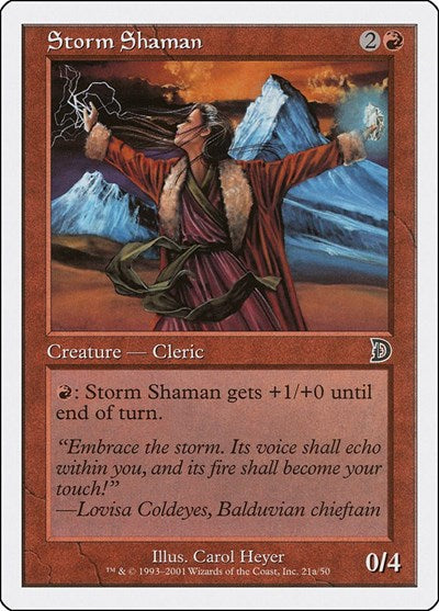 Storm Shaman (21a)