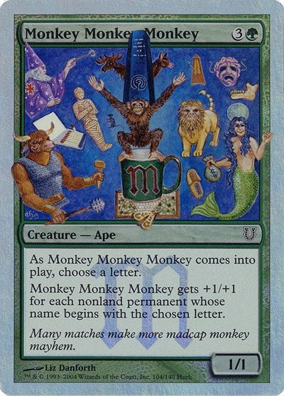 Monkey Monkey Monkey (Alternate Foil)